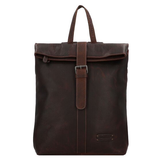 Jack Kinsky Porto Plecak Skórzany 37 cm Komora na laptopa