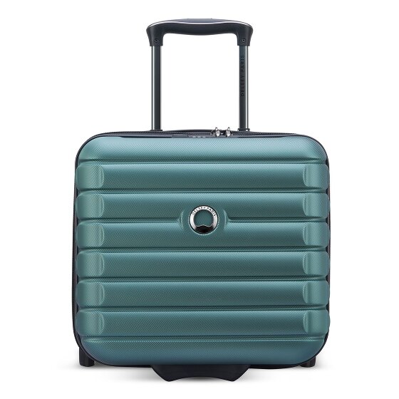 Delsey Paris 4-kołowy wózek biznesowy Shadow 5.0 z przegrodą na laptopa 38 cm i rozszerzaną plisą