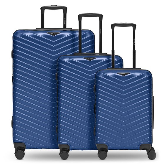 Redolz Essentials 18 4 kółka Zestaw walizek 3-części z plisą rozprężną