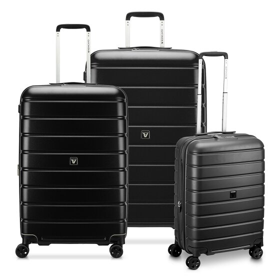 Roncato Relife 4 kółka Zestaw walizek 3-części z plisą rozprężną