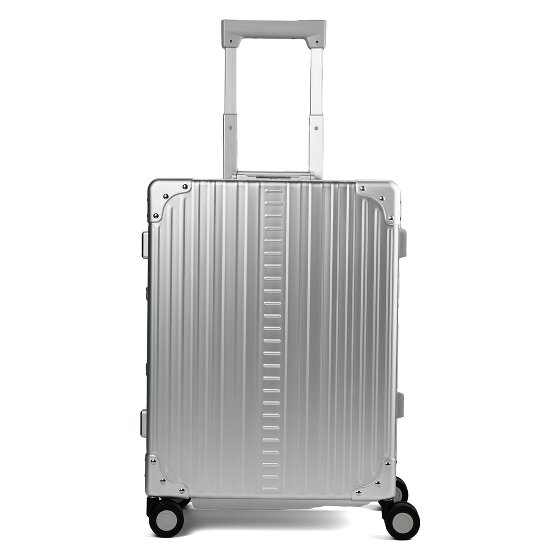 Aleon Walizka kabinowa Traveler Domestic z 4 kółkami, Aluminium, 55 cm