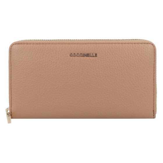 Coccinelle Metallic Soft Portfel Skórzany 18 cm