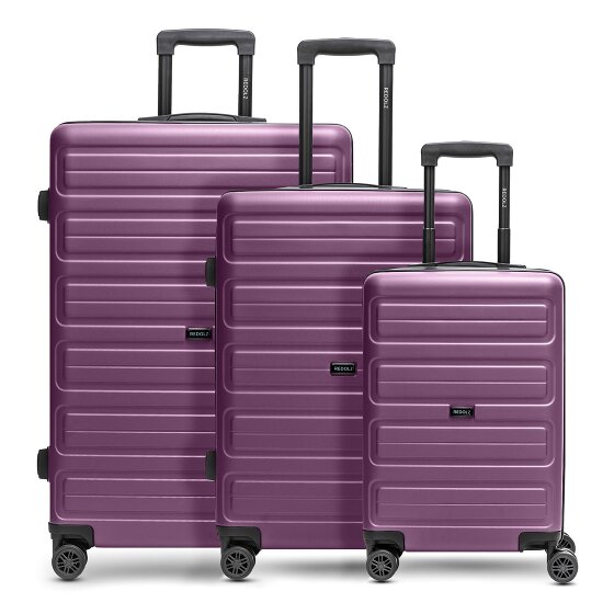 Redolz Essentials 08 3-SET 4 kółka Zestaw walizek 3-części