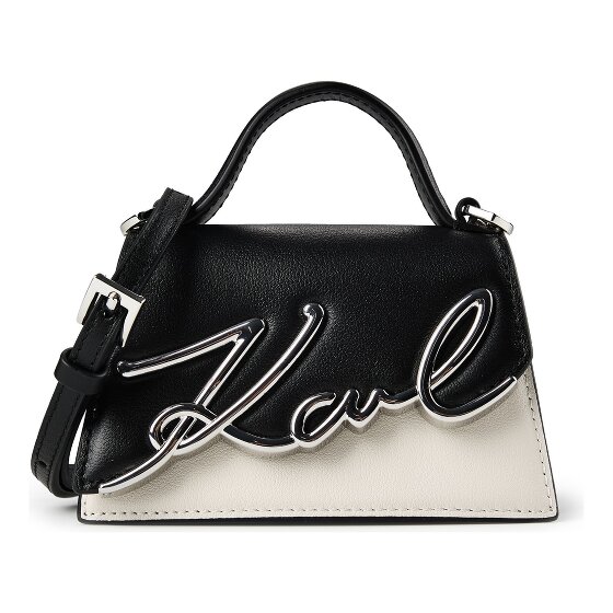 Karl Lagerfeld Signature 2.0 Mini Torba Handbag Skóra 14.5 cm
