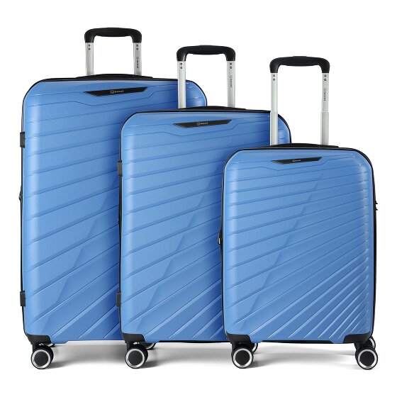 Benzi 5808 4 kółka Zestaw walizek 3-części z plisą rozprężną