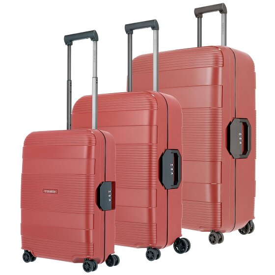 Travelite Korfu 4 kółka Zestaw walizek 3-części