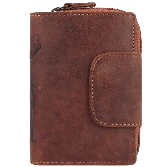 Jack Kinsky Monterey Portfel Ochrona RFID Skórzany 10 cm
