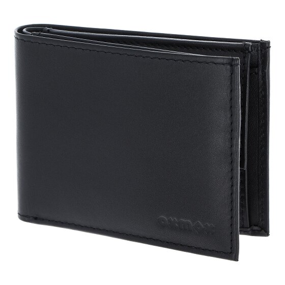 oxmox Leather Portfel Ochrona RFID Skóra 11 cm