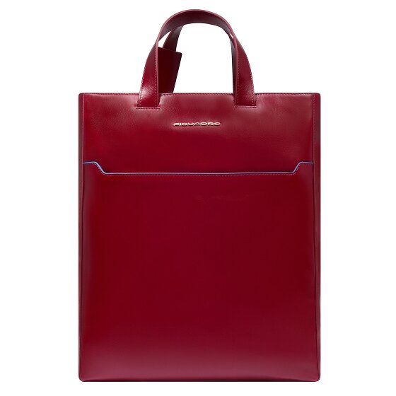 Piquadro Blue Square Torba na ramię Ochrona RFID Skórzany 30 cm Komora na laptopa