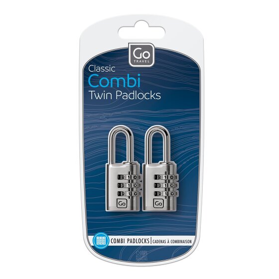Go Travel Zestaw zamków szyfrowych 2 szt.