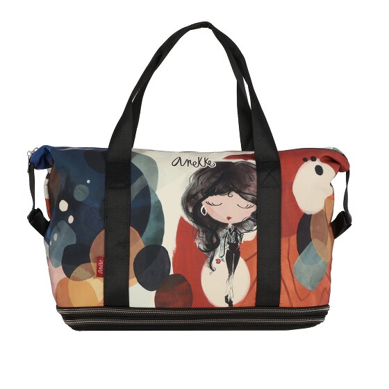 Anekke Viaje Torba podróżna Weekender 36 cm z plisą rozprężną