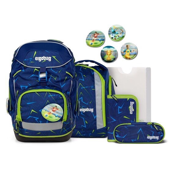 Ergobag Zestaw tornistrów 6 szt. z zestawem rzepów