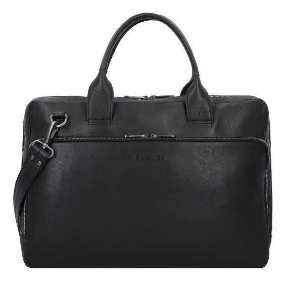 Plevier Vintage Larry Teczka Skórzany 40 cm Komora na laptopa