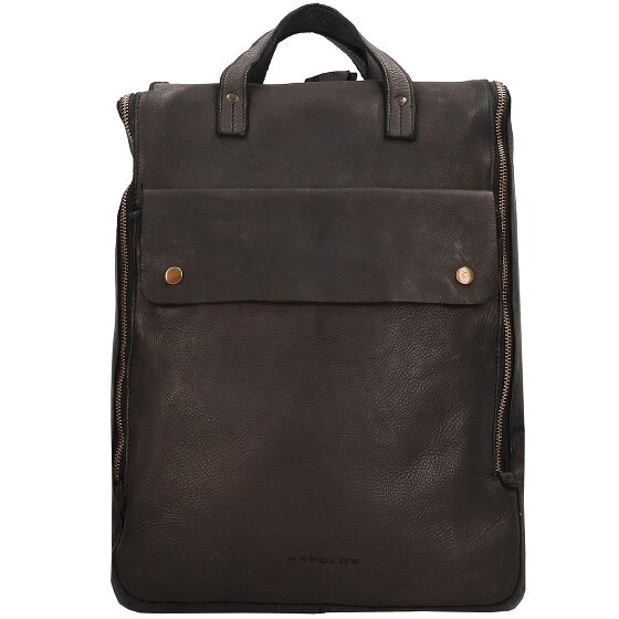 Harold's Skórzany plecak Submarine z przegrodą na laptopa 37 cm