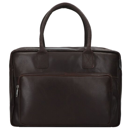 Burkely Vintage Mitch Briefcase Leather 39 cm Komora na laptopa