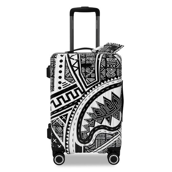 Sprayground Printed Zipper Shark AI Journey to the Mind 4 kółka Walizka kabinowy 55 cm