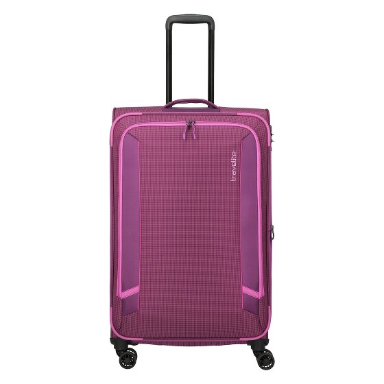 Travelite Corsiica 4 kółka Walizka L 77 cm z plisą rozprężną