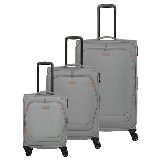 Travelite Umbria 4 kółka Zestaw walizek 3-części z funkcją poszerzenia