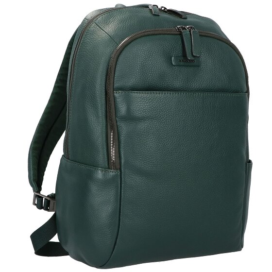 Piquadro Skórzany plecak Modus Special 39 cm z przegrodą na laptopa