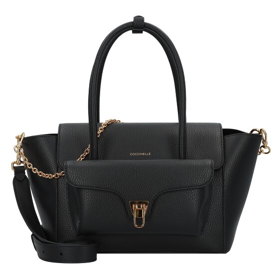 Coccinelle Double Beat Torba na ramię Skórzany 31 cm