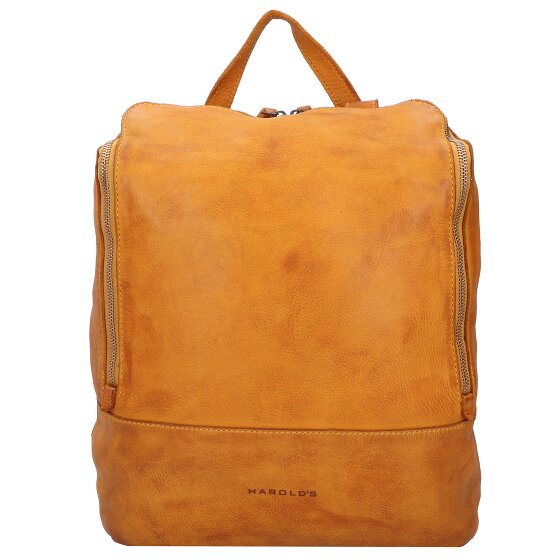 Harold's Skórzany plecak Submarine z przegrodą na laptopa 32 cm