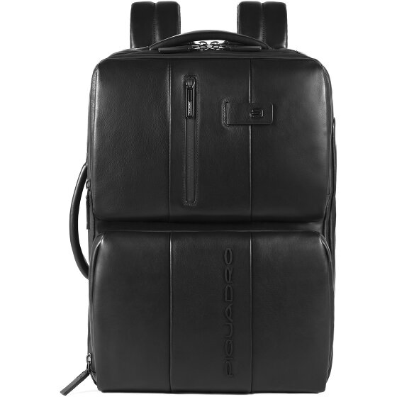 Piquadro Skórzany plecak Urban 44 cm z przegrodą na laptopa