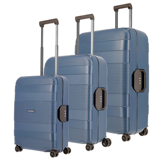 Travelite Korfu 4 kółka Zestaw walizek 3-części