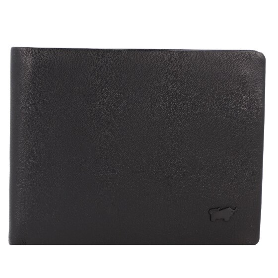 Braun Büffel Hannes Portfel Ochrona RFID Skórzany 12 cm