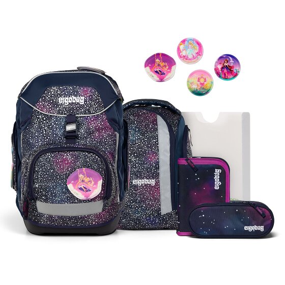 Ergobag Zestaw tornistrów 6 szt. z zestawem rzepów