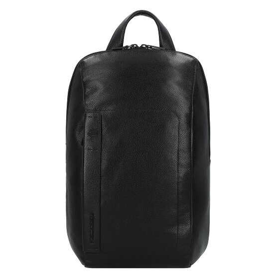 Piquadro P15S Plecak Skórzany 40 cm Komora na laptopa