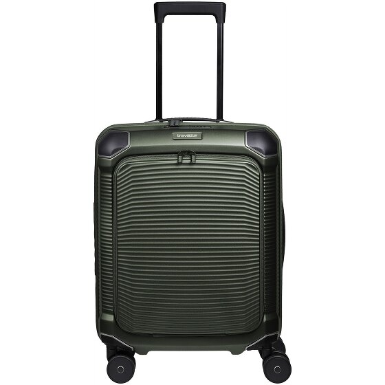 Travelite Millennium 4 kółka Walizka kabinowa 55 cm Komora na laptopa