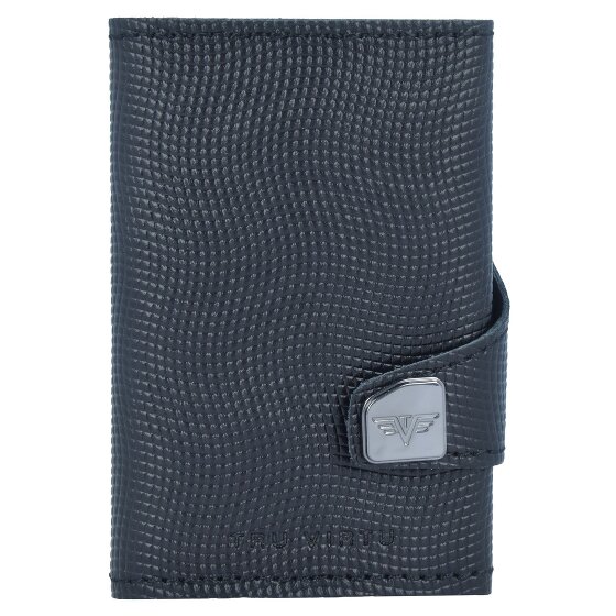 Tru Virtu Etui na karty kredytowe Click & Slide Portfel RFID Skóra 6,5 cm