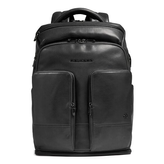 Piquadro Zaino plecak podróżny skórzany RFID 44 cm przegroda na laptopa