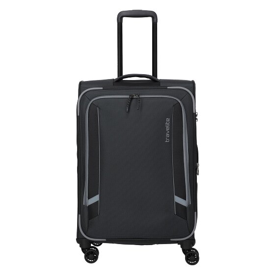 Travelite Corsiica 4 kółka Walizka M 67 cm z plisą rozprężną