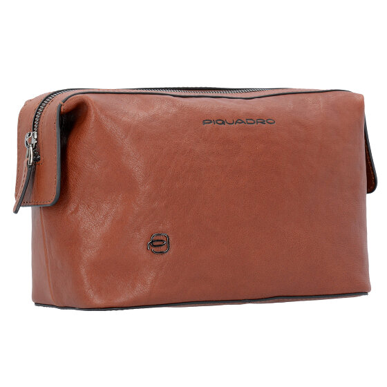 Piquadro Black Square Kosmetyczka Skórzany 23 cm