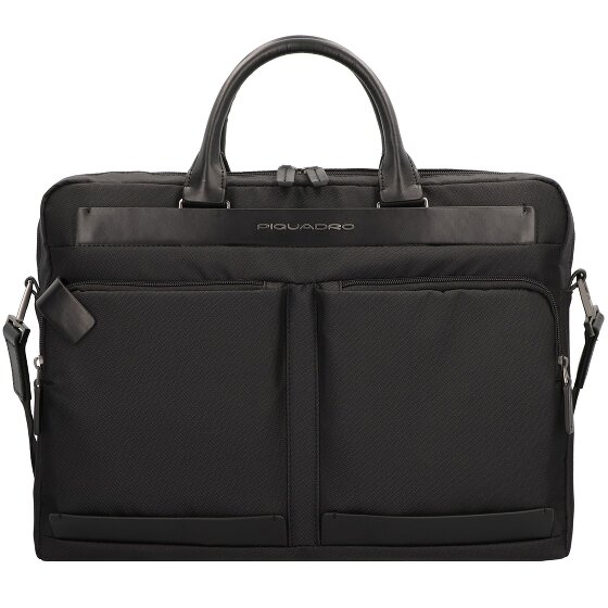 Piquadro Klout Teczka skórzana 42 cm Komora na laptopa