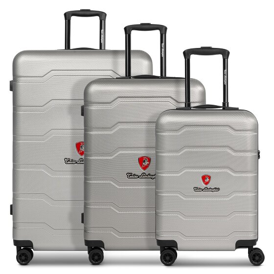 Tonino Lamborghini Bologna 4 kółka Zestaw walizek 3-części