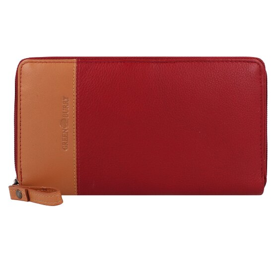 Greenburry Nappa Portfel Ochrona RFID Skórzany 19.5 cm