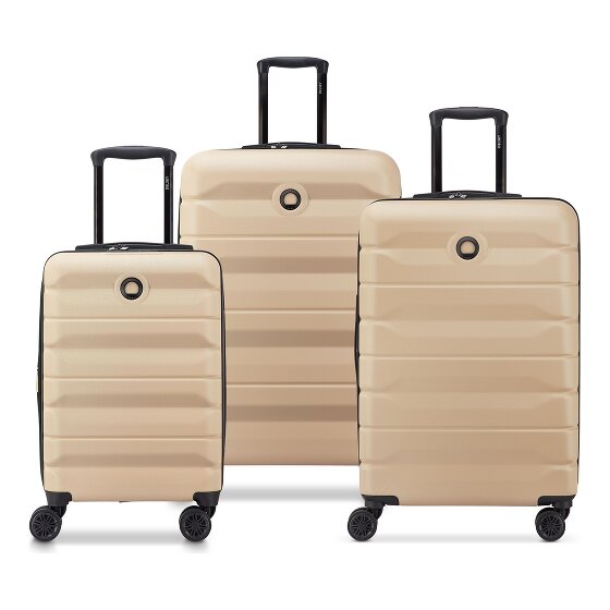 Delsey Paris Air Armour 4 kółka Zestaw walizek 3-części z funkcją poszerzenia