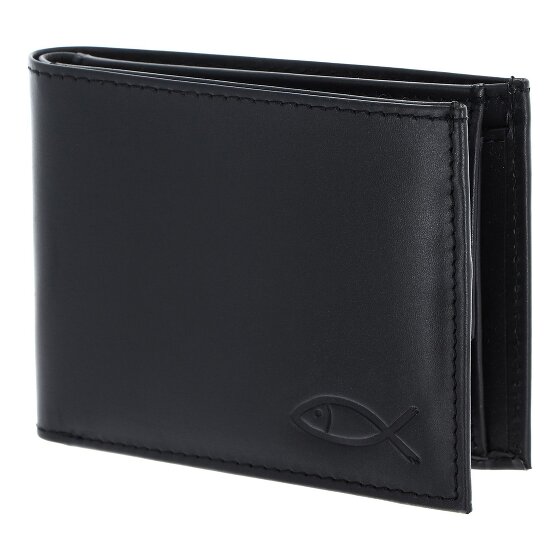 oxmox Leather Portfel Ochrona RFID Skóra 11 cm