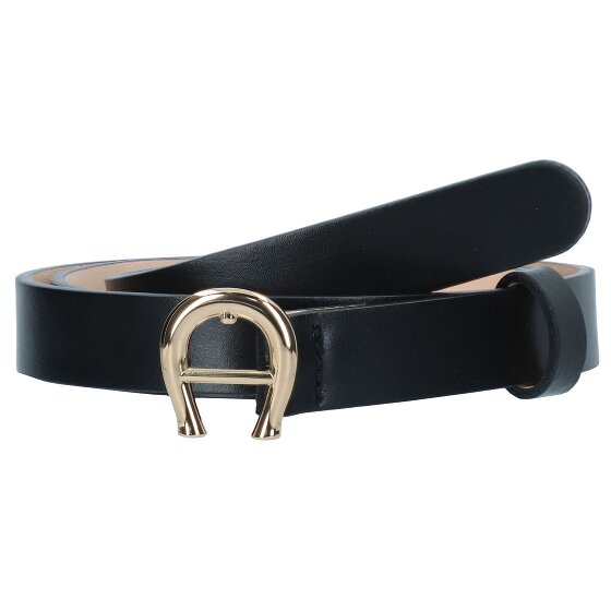 AIGNER Pasek z logo skóra