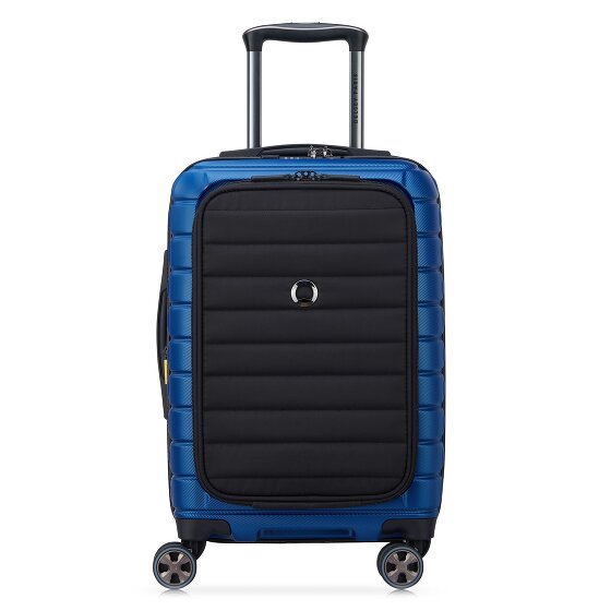 Delsey Paris 4-kołowy wózek kabinowy Shadow 5.0 z przegrodą na laptopa 55 cm i rozszerzaną plisą
