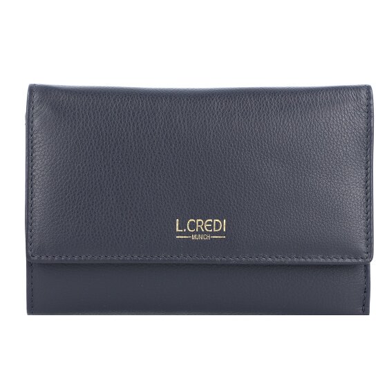 L.Credi Evelyn Portfel Ochrona RFID Skóra 14.5 cm