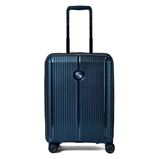 Polestream Paris 4 kółka Walizka kabinowy 55 cm z plisą rozprężną