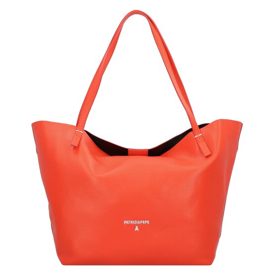 Patrizia Pepe Shopper Bag Skórzany 30 cm