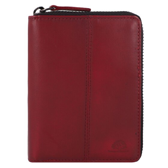Greenburry Destressed Portfel Ochrona RFID Skórzany 13 cm
