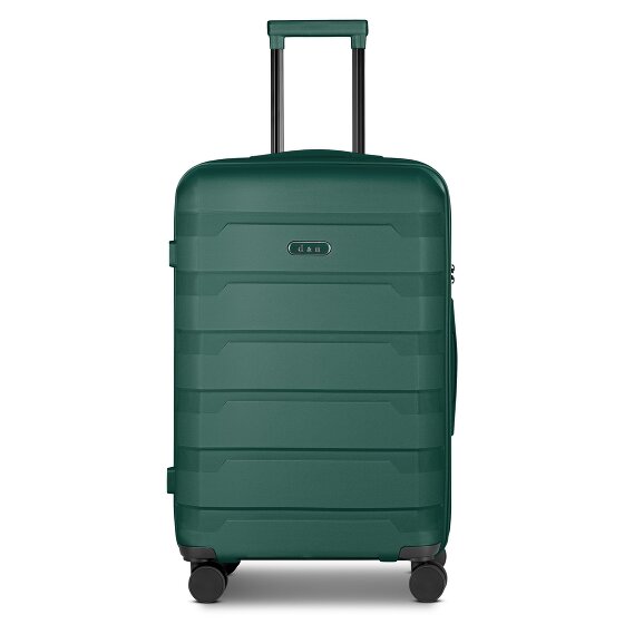 d&n South Dakota 4 kółka Walizka M 66 cm z plisą rozprężną