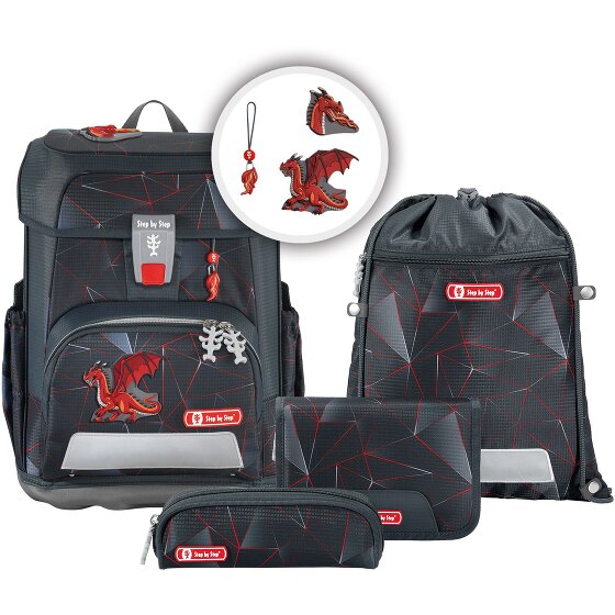 Step by Step Chmurka zestaw tornistra szkolnego 5szt.