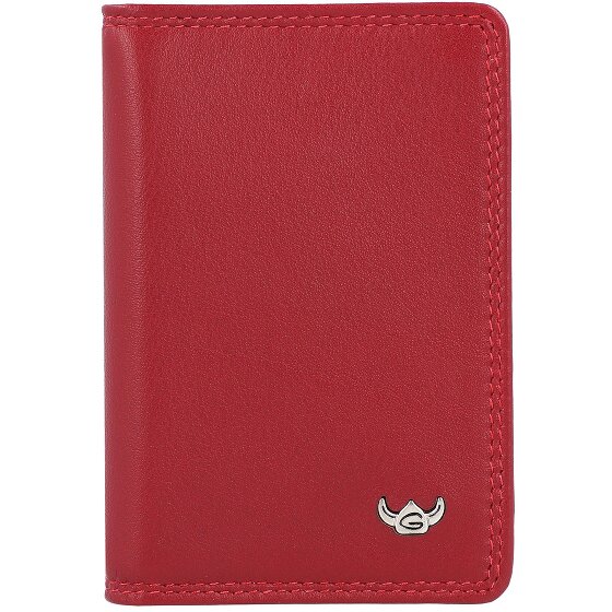 Golden Head Polo Skórzane etui na karty kredytowe RFID 7 cm