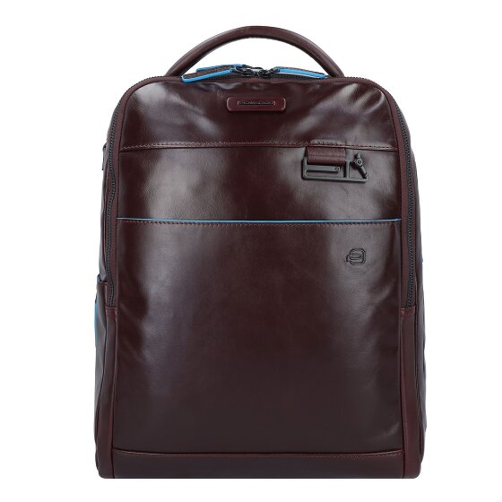 Piquadro Blue Square Revamp Plecak biznesowy Skórzany 37 cm Komora na laptopa